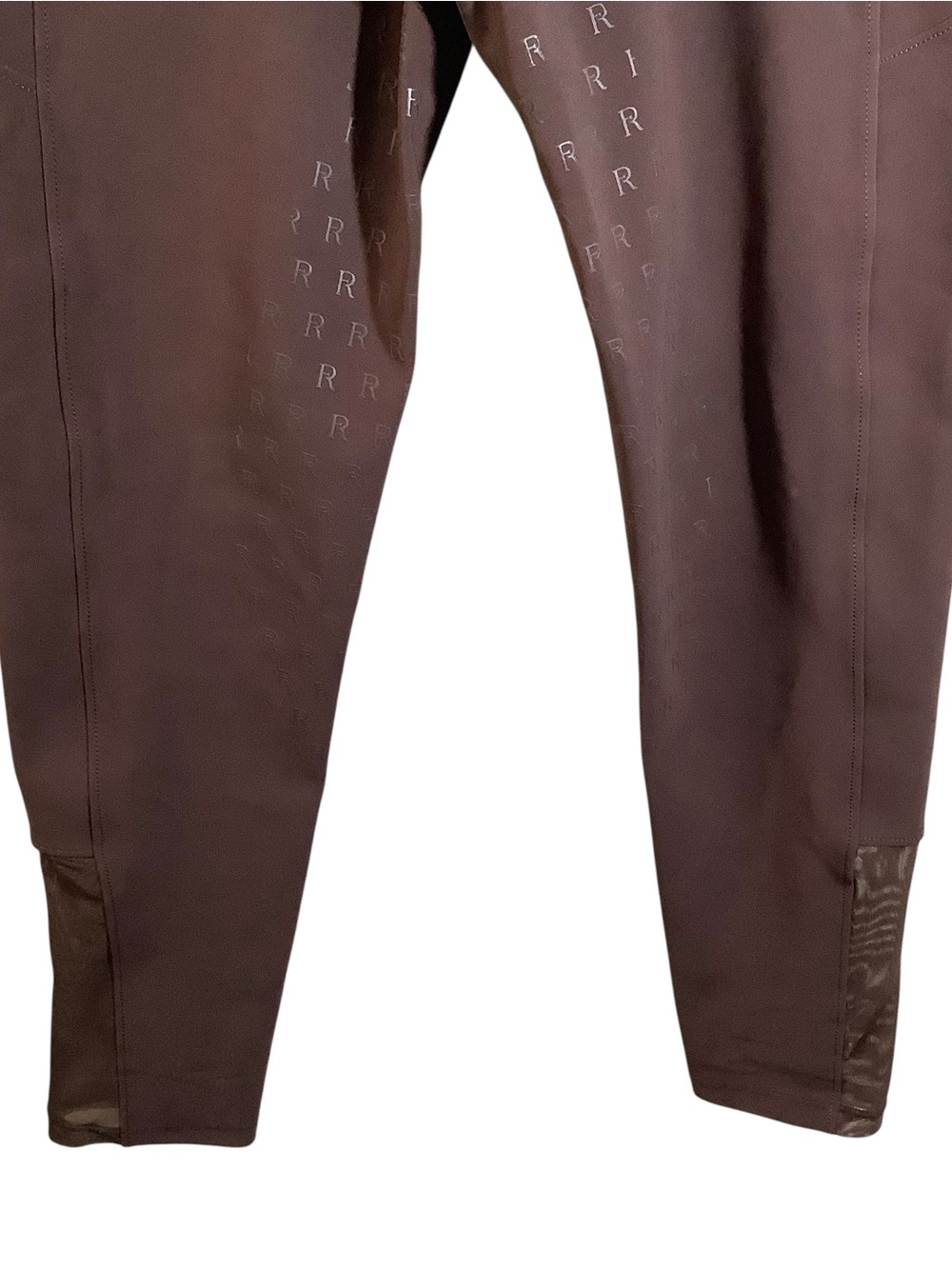 Free Ride Equestrian Brown Performance Riding Thight Pants - Picture 3 of 8